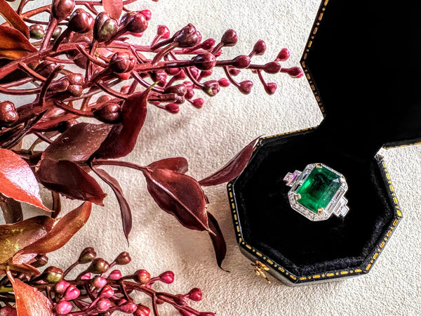 Emerald Diamond Ring